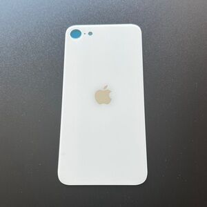 iPhone SE (2nd Generation) Big Hole Back Glass Part - White